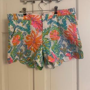 Lilly Pulitzer Buttercup shorts, size 12